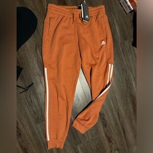 Adidas 3 stripe sweatpants joggers size small new with tags